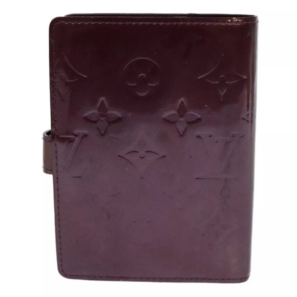 LOUIS VUITTON Vernis Agenda PM Day Planner Cover Violet R21050 LV Auth yk11984 - Picture 2 of 12
